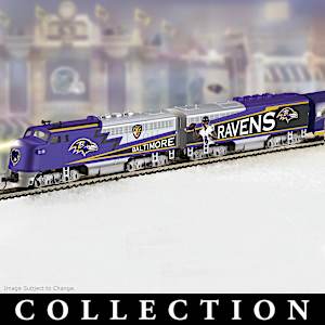 Baltimore Ravens Model Train Collection