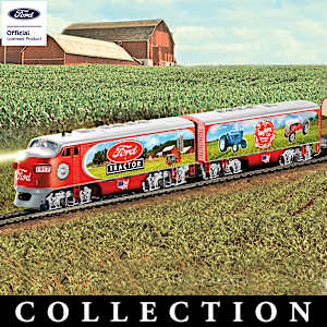 Ford Classic Tractors Model Train Collection