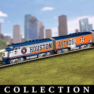 Houston Astros Model Train Collection