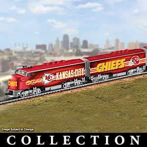 Kansas City Chiefs Model Train Collection