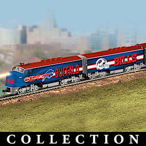 Buffalo Bills Model Train Collection