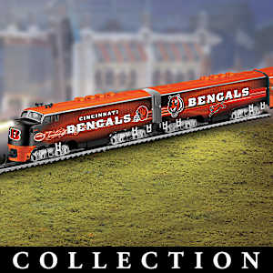 Cincinnati Bengals Model Train Collection