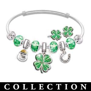 Hand-Enameled Holiday Celebrations Charm Bracelet Collection