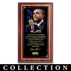 Barack Obama: A Vision For America Wall Decor Collection