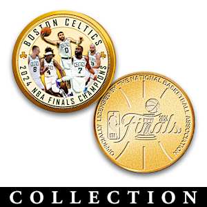 The Boston Celtics 2024 NBA Champions Coin Collection