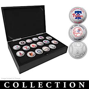 Major League Baseball Legal Tender Proof Coin Collection