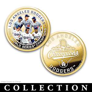 LA Dodgers 2025 World Series Champions Proof Coin Collection