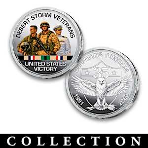 Desert Storm Veterans 35th Anniversary Proof Coin Collection