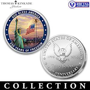 Thomas Kinkade USA 250th Anniversary Proof Coin Collection