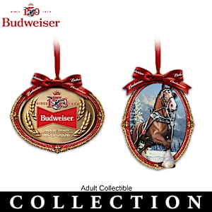 Budweiser 150th Anniversary Ornament Collection