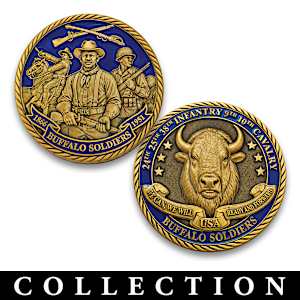 Buffalo Soldiers Challenge Coin Collection