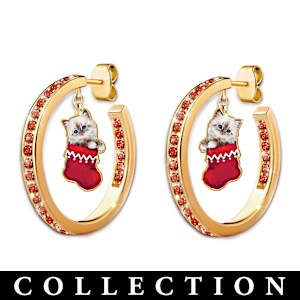Hand-Enameled Purr-Fect Year Of Cats Earrings Collection