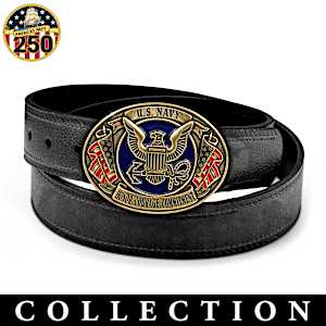 U.S. Navy 250th Anniversary Belt Buckle Collection