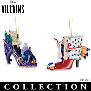 Disney So Good To Be Bad Ornament Collection