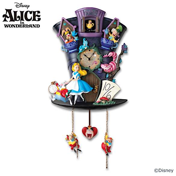 alice in wonderland cuckoo clock