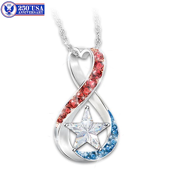 America Forever Pendant Necklace