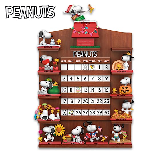 Snoopy Through the Seasons Perpetual Calendar Collection