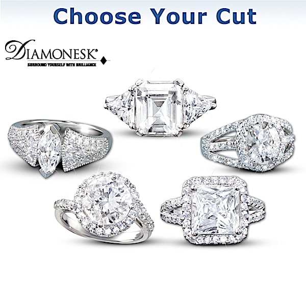 A Spectacular Statement Ring Available In Five Different Cuts