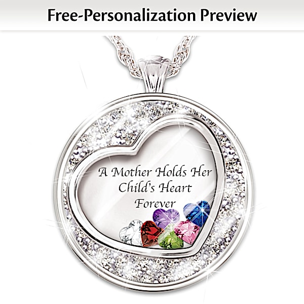 Child birthstone necklace top