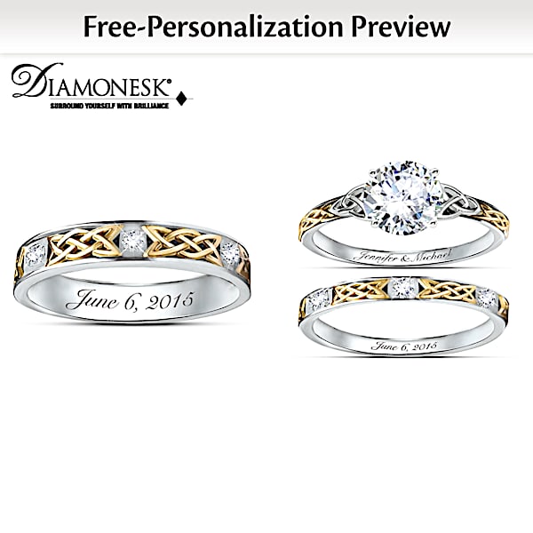 Wedding ring exchange statements on sale