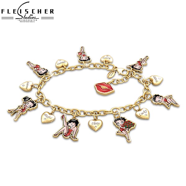 Betty boop charm bracelet cheap