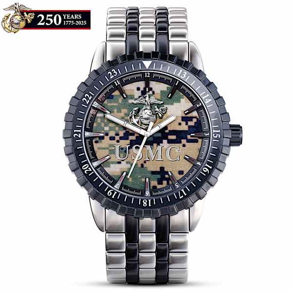 US Marine Corps Pride Mens Camo Watch