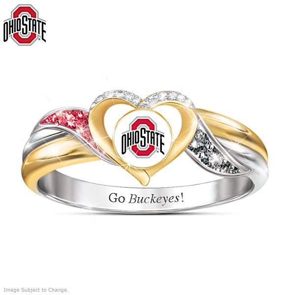 Ohio state buckeyes silicone ring hotsell