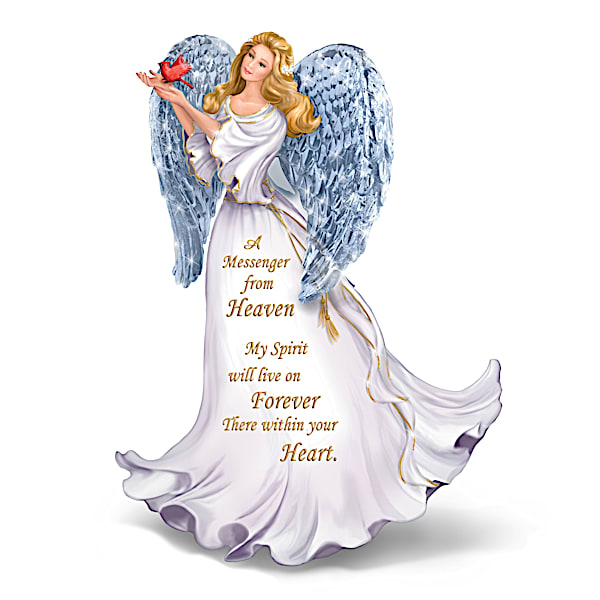 定期入れの Illuminated Figurine You With Forever Crystal Angel Winged その他