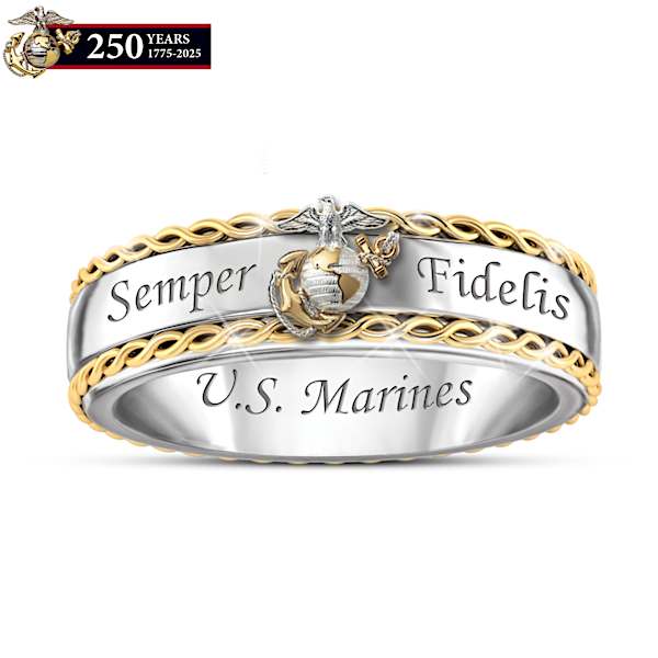 ミリタリーリング U.S.Marines Corps USMC アメリカ海兵隊 18号