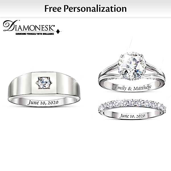 Diamonesk wedding sets discount