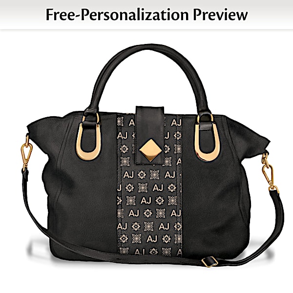 Personalized initial handbag deals