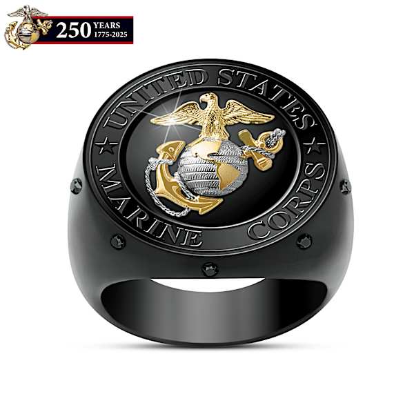Bradford exchange marine corps rings sale