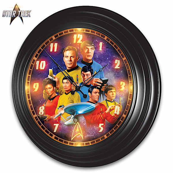 【代引き不可】 STAR TREK Wall Atomic Outdoor Illuminated Diameter 14-Inch インテリア時計