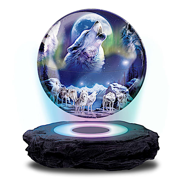 Wild and wolf globe lamp discount
