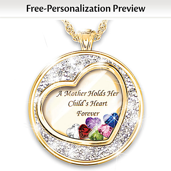 Personalized birthstone jewelry for moms online
