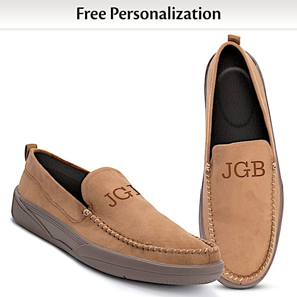 Faux suede moccasins online