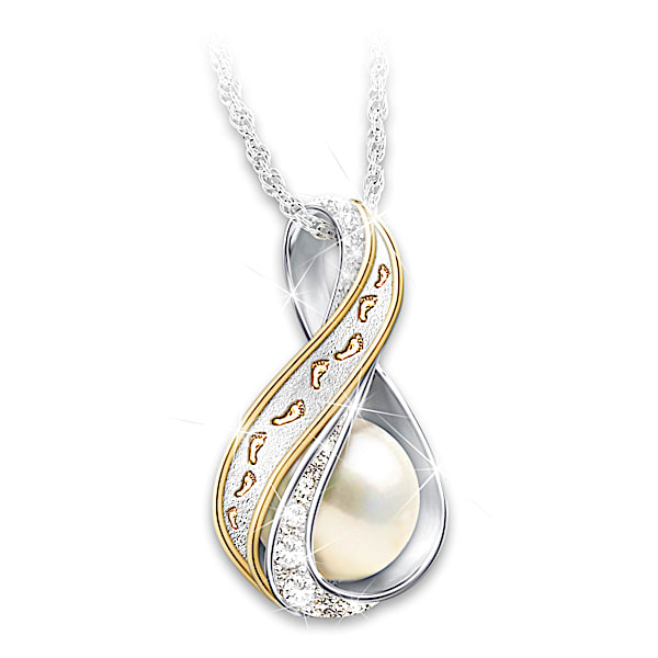 Footprints in the sand locket top