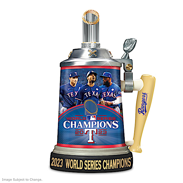 Texas Rangers 2023 World Series Champions Stein