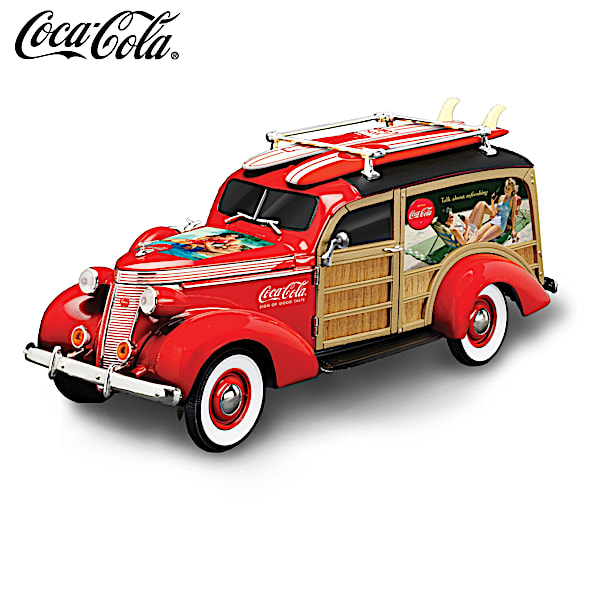 1:18-Scale COCA-COLA Cruising To Refreshment Woody Wagon