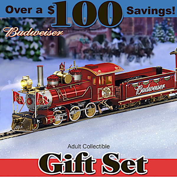 Budweiser Holiday Express Train Set