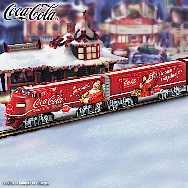 Collectible christmas train set outlet