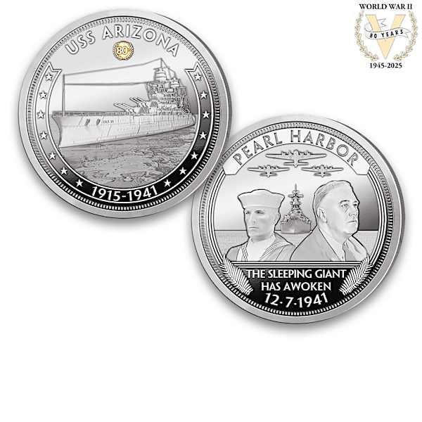 芸能人愛用 Pearl Harbor Collection Coin Proof Anniversary 80th The Coins: 小物入れ