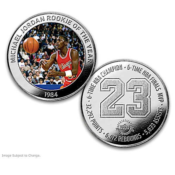 Upper Deck Michael Jordan Coin Collection Featuring Full