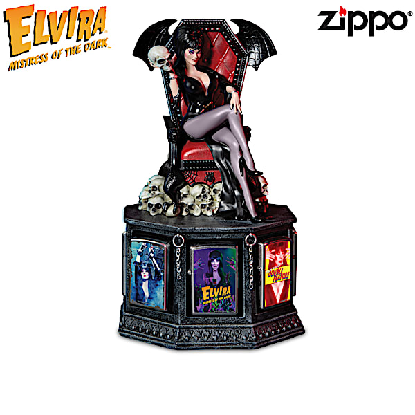【税込?送料無料】 Elvira® Zippo® Lighters With A Hand-Painted Spooky Gothic ジャケット・アウター