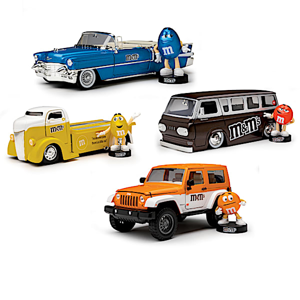 M MS 1 24 Scale Diecast Cars Featuring A 1956 Cadillac Eldorado A 1965 Ford Econoline And More